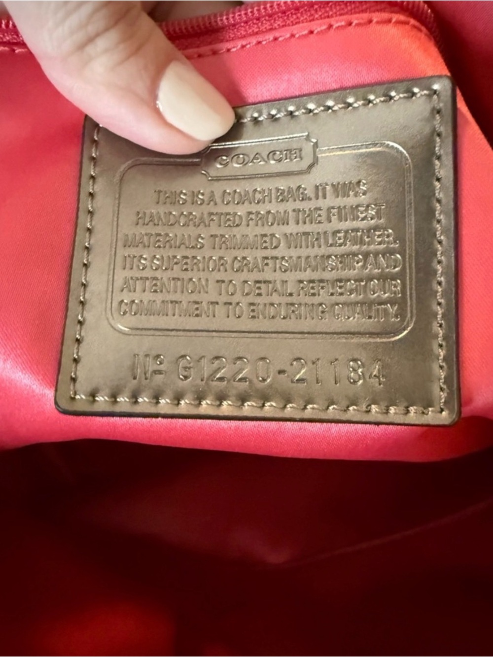 Coach poppy Signature Canvas Tote with Neutral and Multi-Colored C Accents - Picture 4 of 11